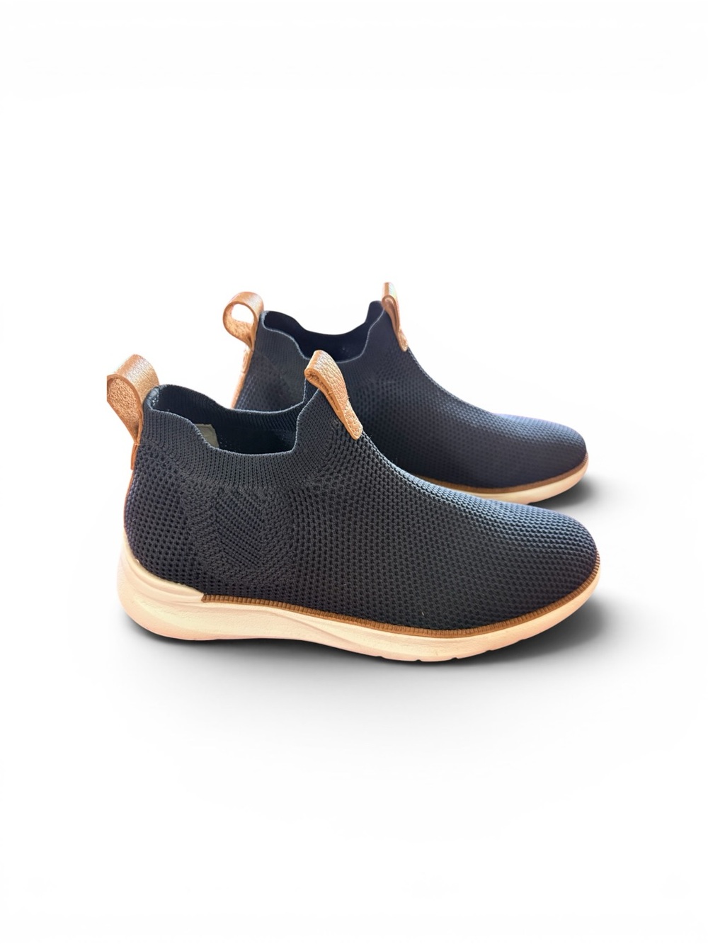 Women’s 8 1/2 Johnston & Murphy Navy Slip-On Knit Casual Shoe